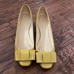 Kate space mustard ribbon pumps 6
